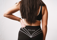 ENTRENA FLARE LEGGINGS — NEGRA STRIPED
