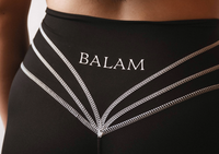 ENTRENA FLARE LEGGINGS — NEGRA STRIPED